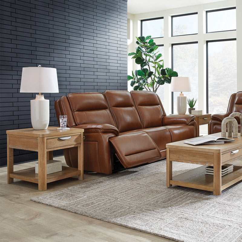 CRAWFORD Canapea 3 locuri, 2 reclinere electrice, piele