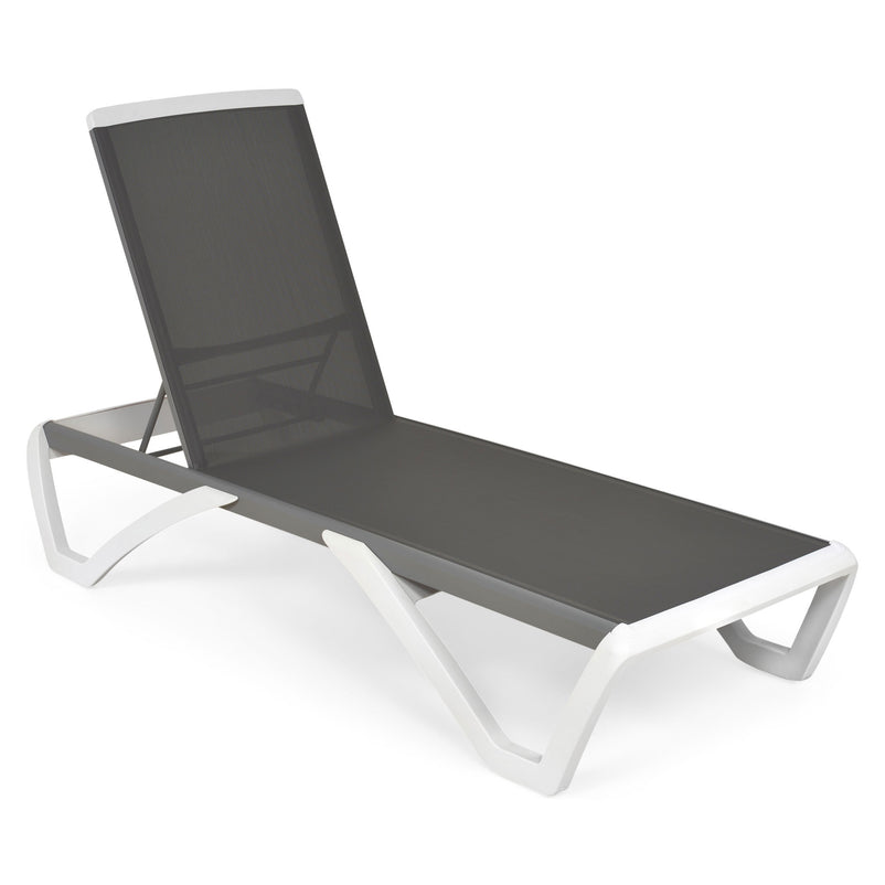 YATI Set mobilier terasă/grădină, 2 șezlonguri și măsuță