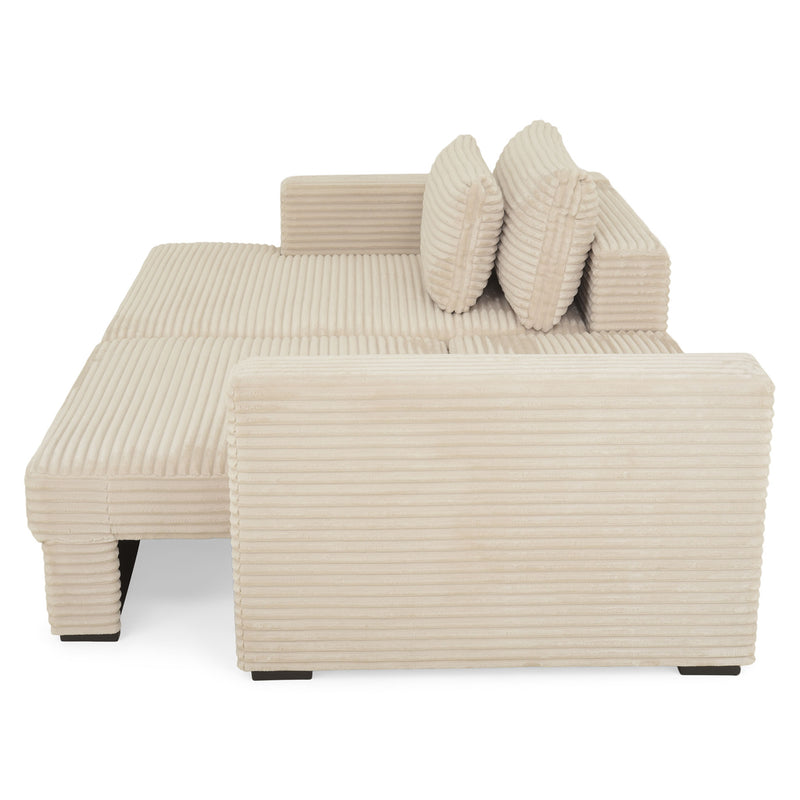 ERDING Colțar extensibil, șezlong stânga/dreapta și ladă depozitare, stofă