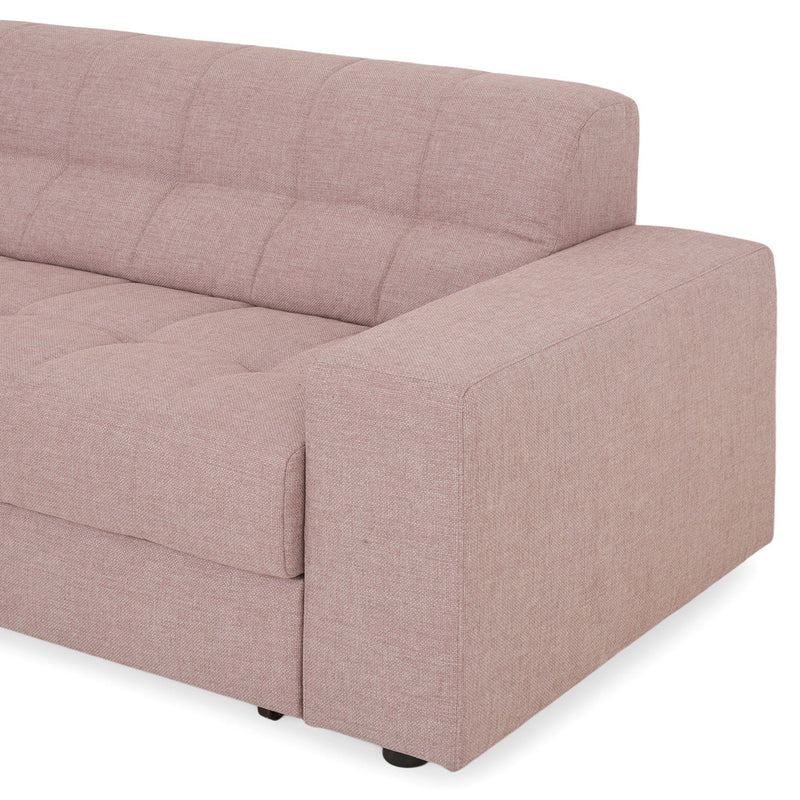 HAINES Colțar extensibil, șezlong stânga/dreapta, stofă