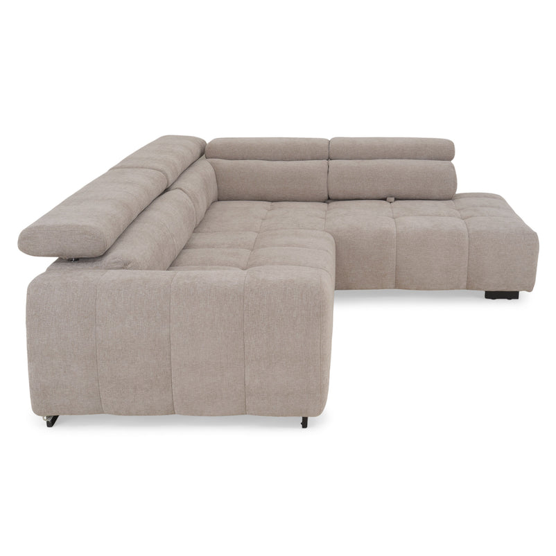 FILLIPAColțar extensibil, șezlong stânga/dreapta, stofă