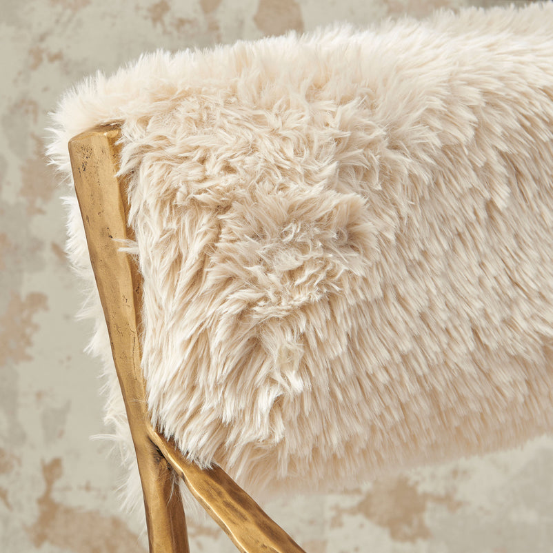 ALAGNA Fotoliu, imitație blană