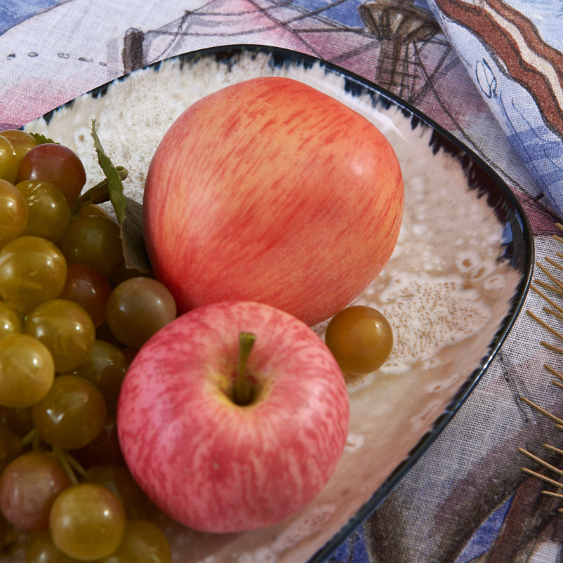 ALASKA Platou servire, porțelan, L.32cm