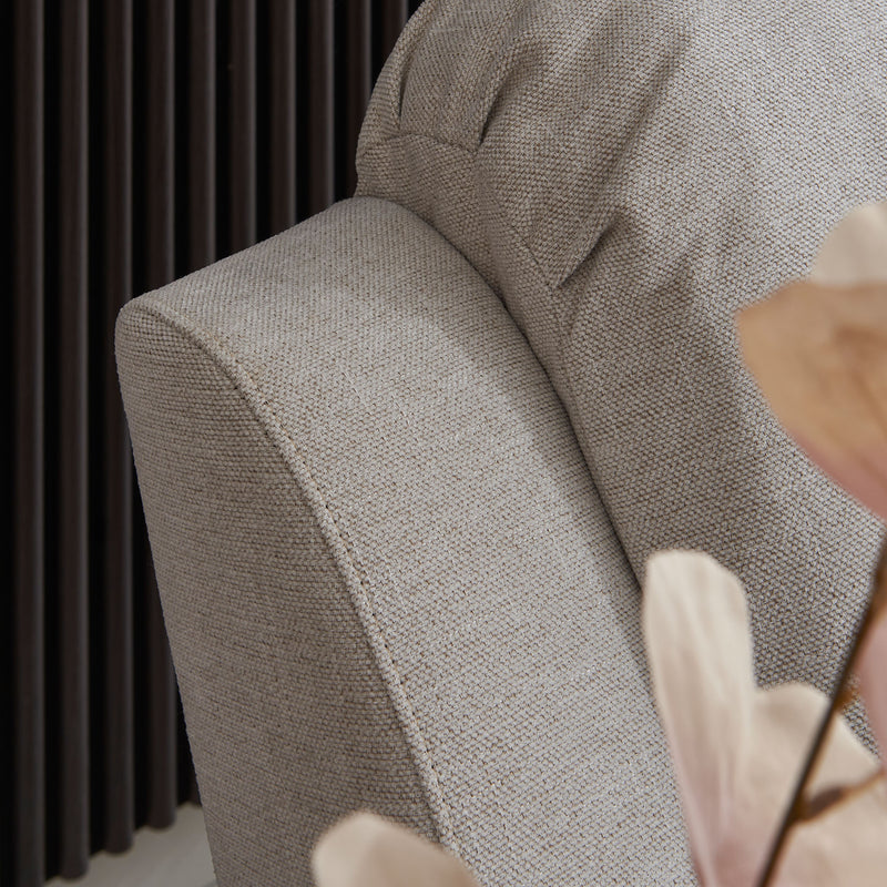 ALMATY Canapea 3 locuri, 2 reclinere electrice, stofă