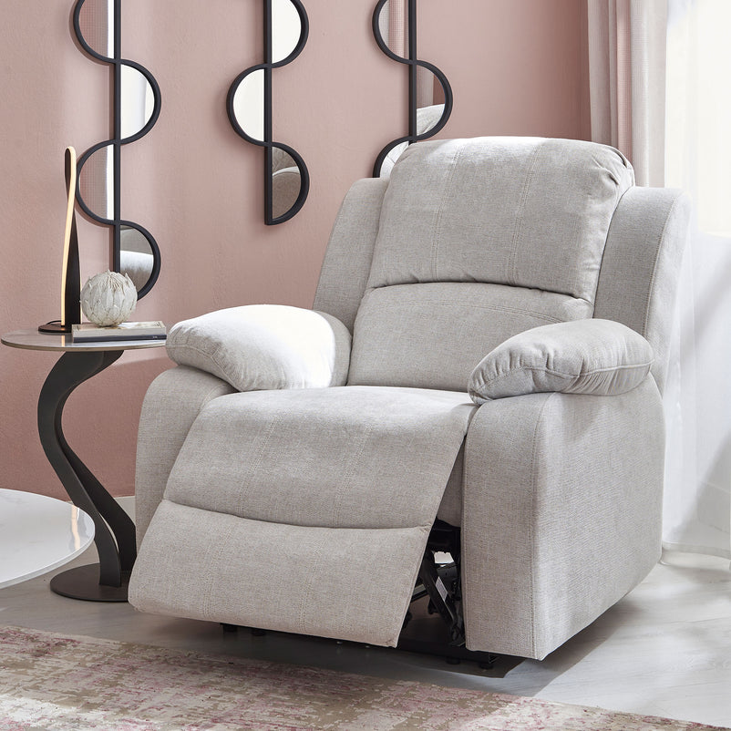 ALMATY Fotoliu, recliner electric, stofă