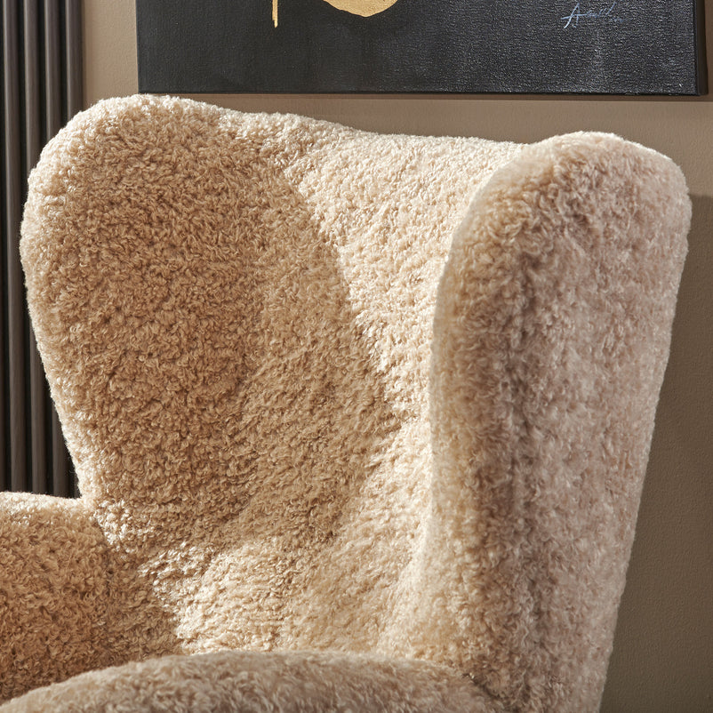 ANDERSON Fotoliu,  imitație blană