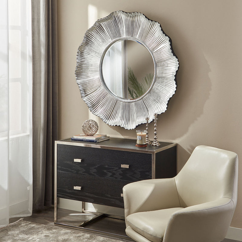 AMBLER Fotoliu rotativ, piele