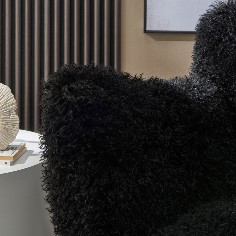 ANVIK Fotoliu,  imitație blană