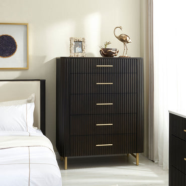 APOLLO Comodă, 5 sertare