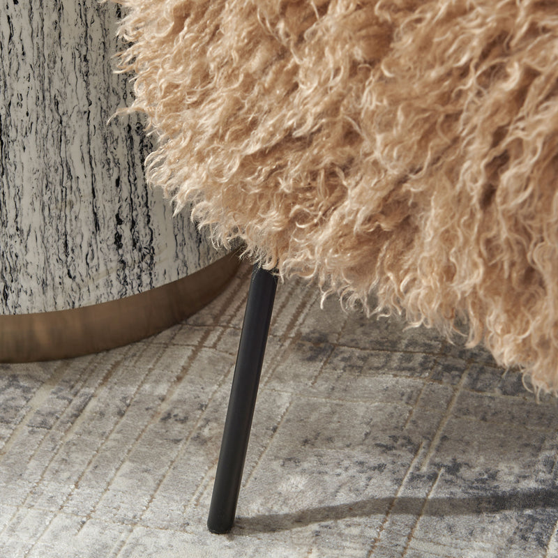 ATKA Fotoliu, imitație blană