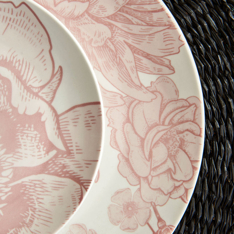 PEONIA Set veselă, porțelan, 18 piese