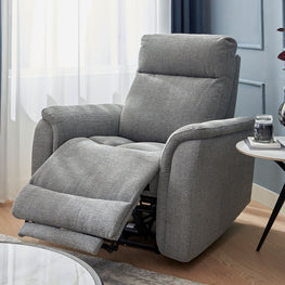 BARTON Fotoliu cu recliner electric, stofă