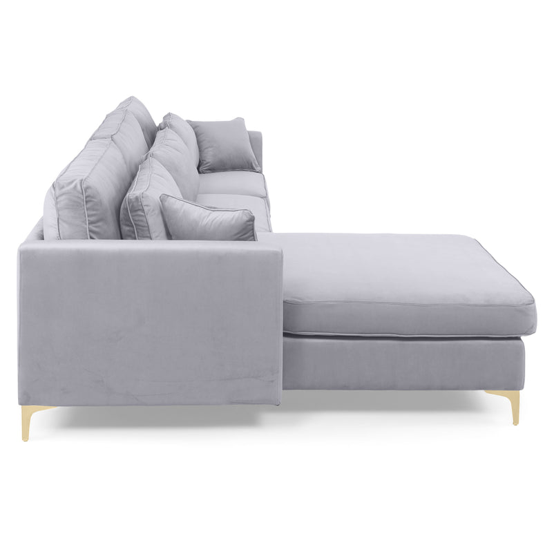 LENNOX Colțar cu șezlong stânga/dreapta, stofă