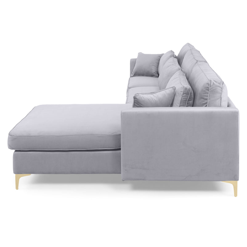 LENNOX Colțar cu șezlong stânga/dreapta, stofă