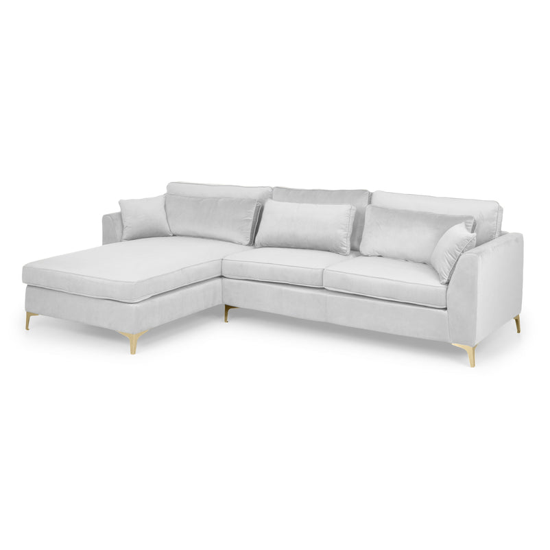 LENNOX Colțar cu șezlong stânga/dreapta, stofă