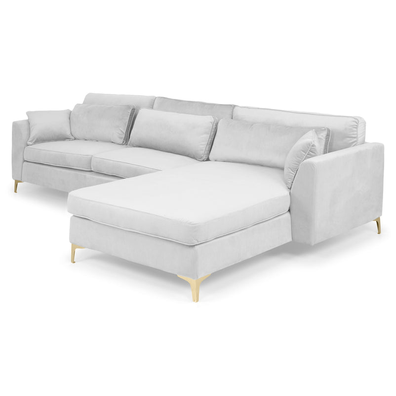 LENNOX Colțar cu șezlong stânga/dreapta, stofă