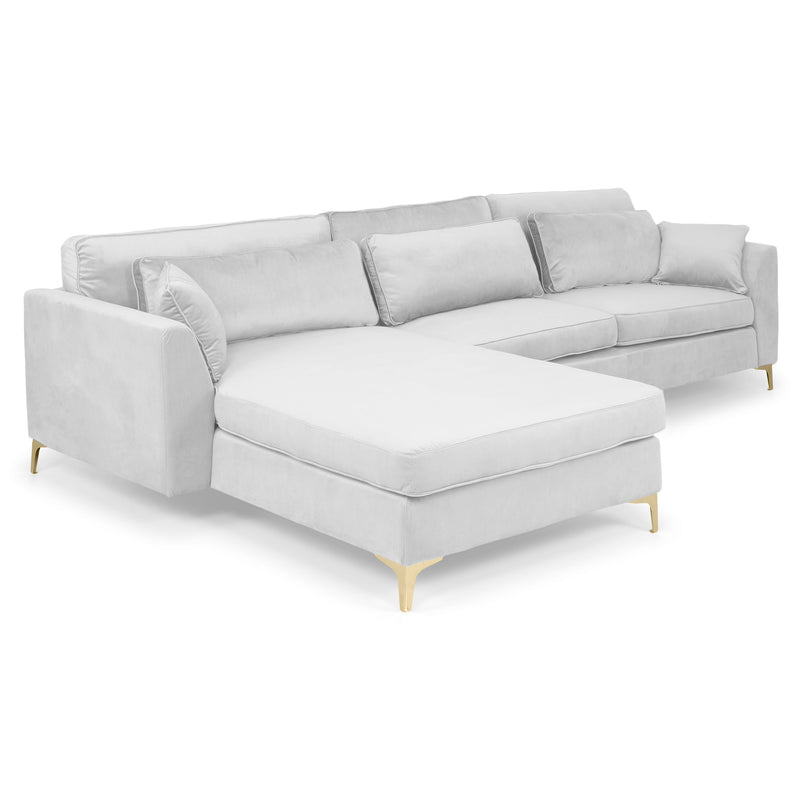 LENNOX Colțar cu șezlong stânga/dreapta, stofă