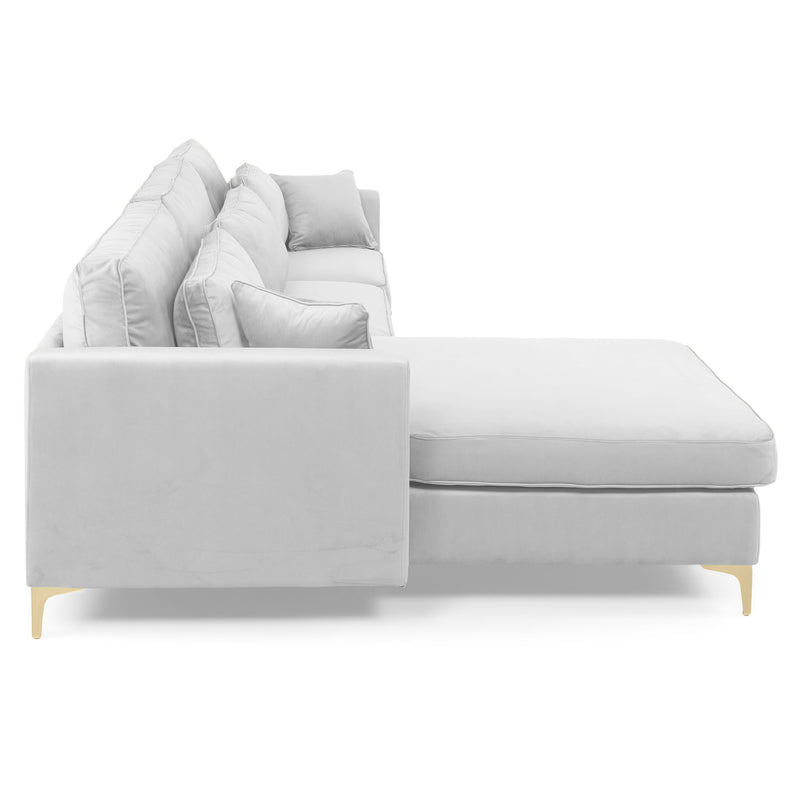 LENNOX Colțar cu șezlong stânga/dreapta, stofă