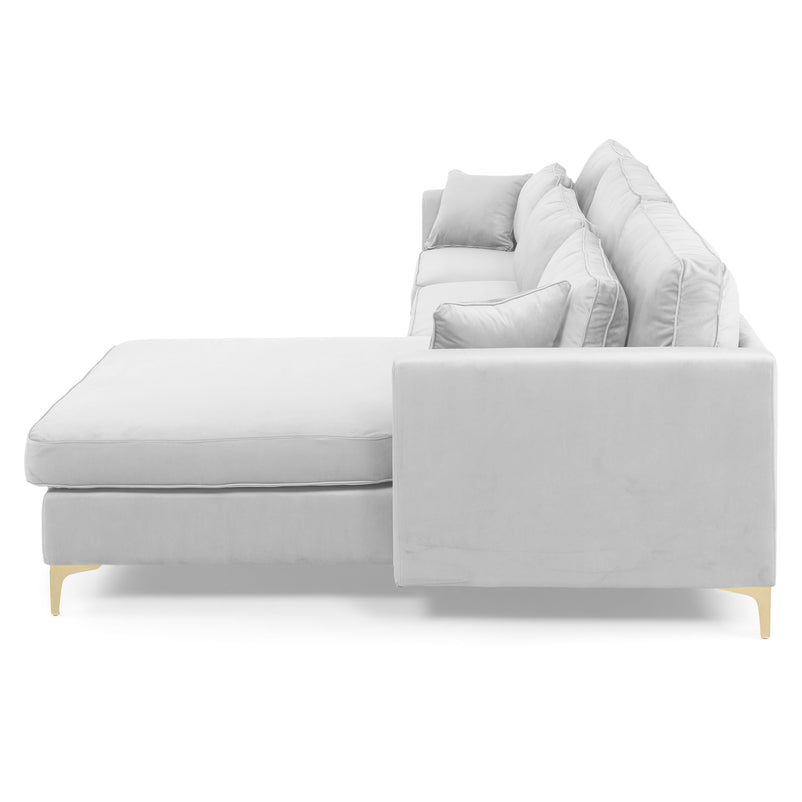 LENNOX Colțar cu șezlong stânga/dreapta, stofă