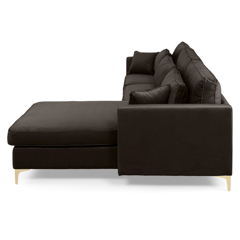 LENNOX Colțar cu șezlong stânga/dreapta, stofă