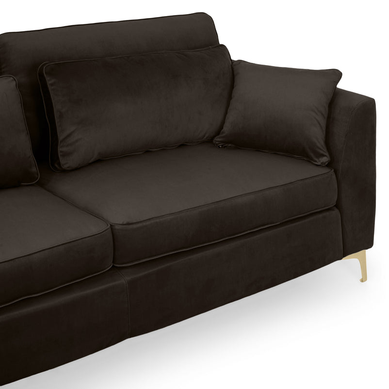 LENNOX Colțar cu șezlong stânga/dreapta, stofă