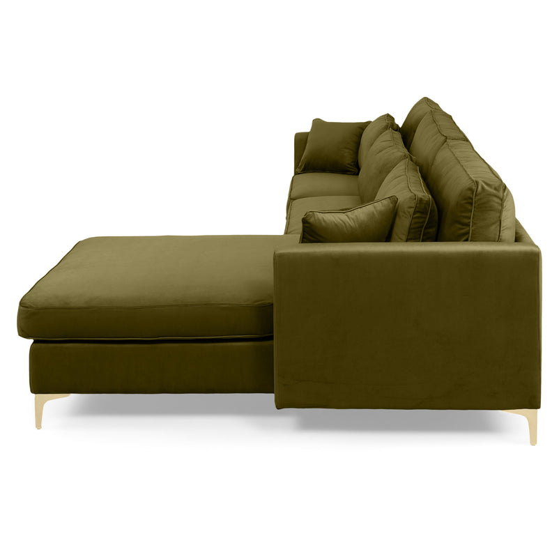 LENNOX Colțar cu șezlong stânga/dreapta, stofă