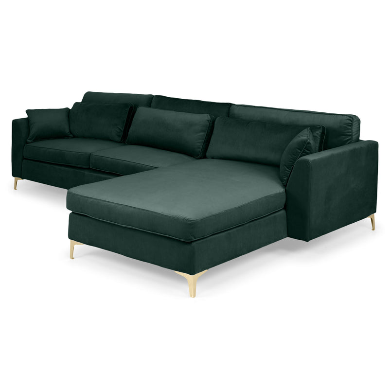 LENNOX Colțar cu șezlong stânga/dreapta, stofă