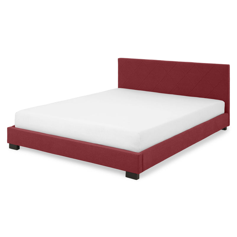 KRONIA Pat tapițat, 160x200cm, somieră inclusă