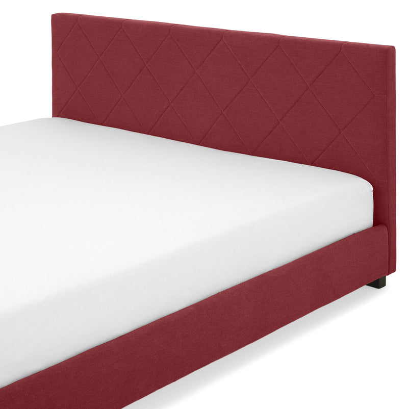 KRONIA Pat tapițat, 160x200cm, somieră inclusă