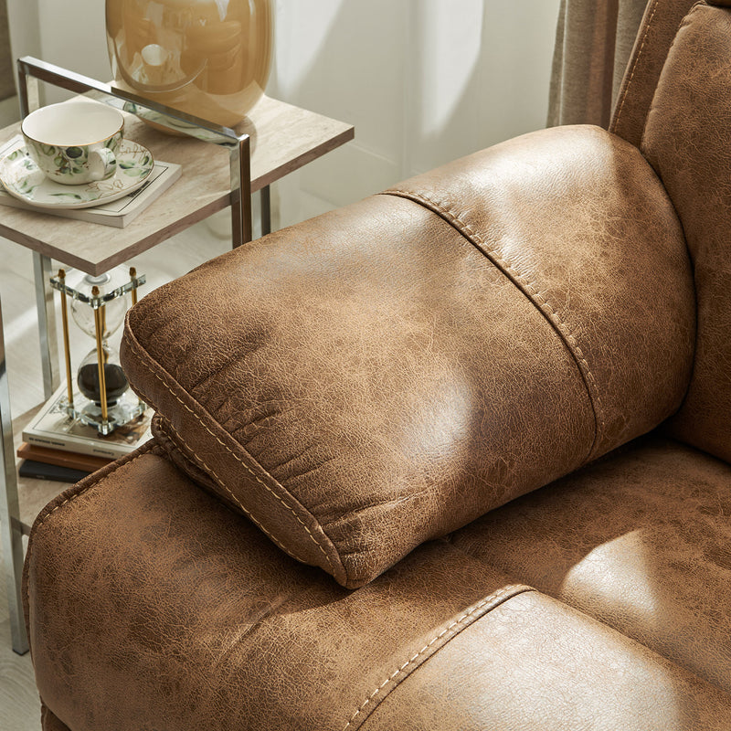 BRISBANE Fotoliu, recliner electric și mecanism tetieră, stofă