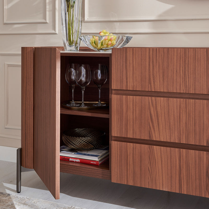 OSCAR Bufet 2 uși, 3 sertare