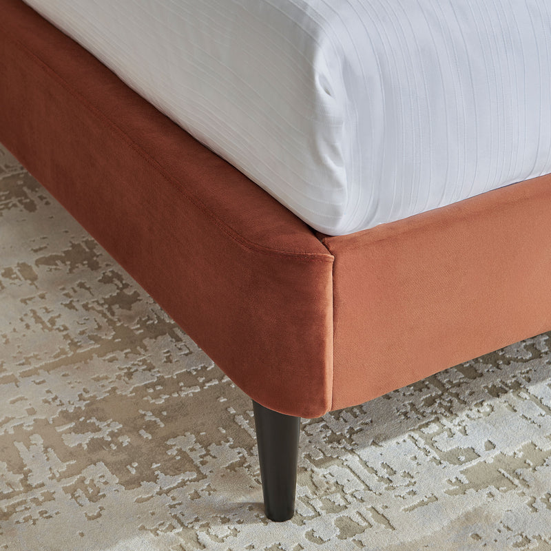 CORNING Pat tapițat, 160x200cm, somieră inclusă