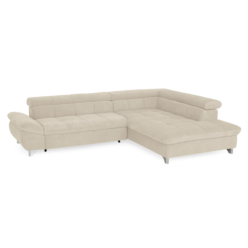 SHANE Colțar extensibil, șezlong stânga/dreapta, stofă