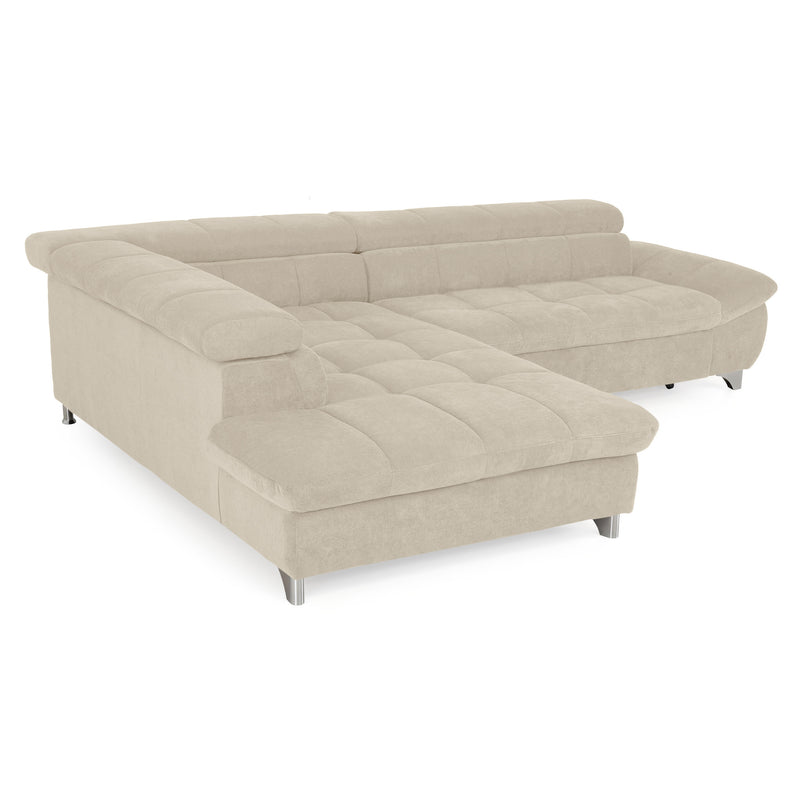 SHANE Colțar extensibil, șezlong stânga/dreapta, stofă