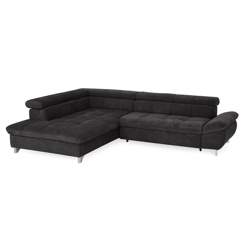 SHANE Colțar extensibil, șezlong stânga/dreapta, stofă