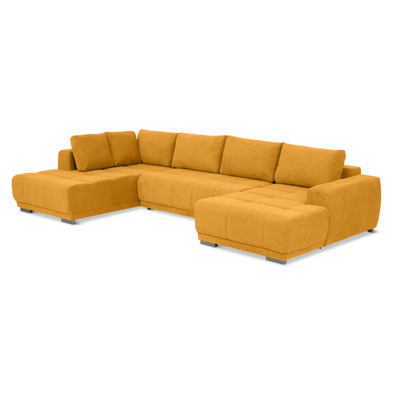 MONZA Ansamblu colț extensibil stânga/dreapta, stofă