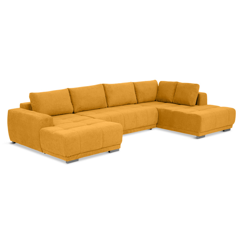 MONZA Ansamblu colț extensibil stânga/dreapta, stofă