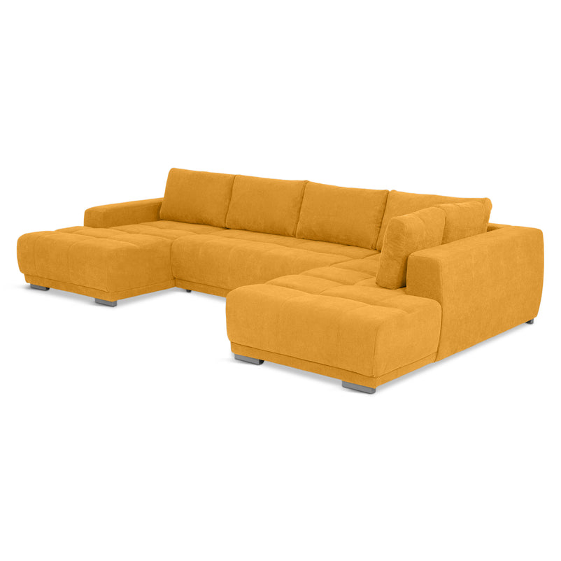 MONZA Ansamblu colț extensibil stânga/dreapta, stofă