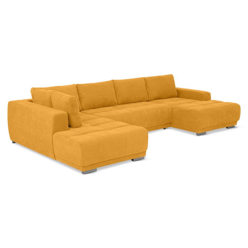 MONZA Ansamblu colț extensibil stânga/dreapta, stofă