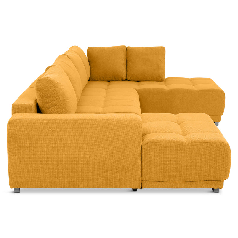 MONZA Ansamblu colț extensibil stânga/dreapta, stofă