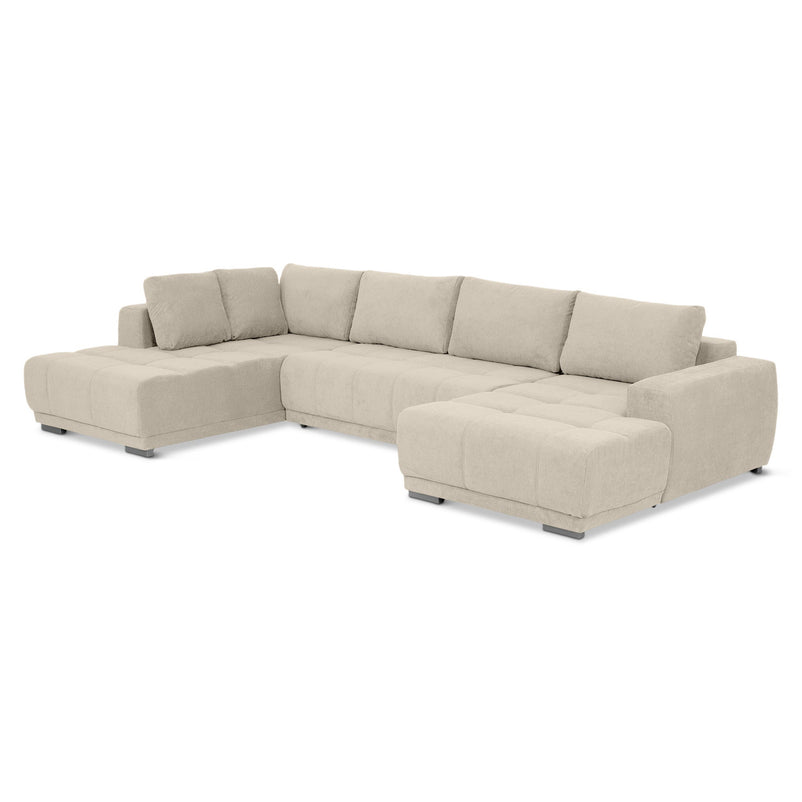 MONZA Ansamblu colț extensibil stânga/dreapta, stofă