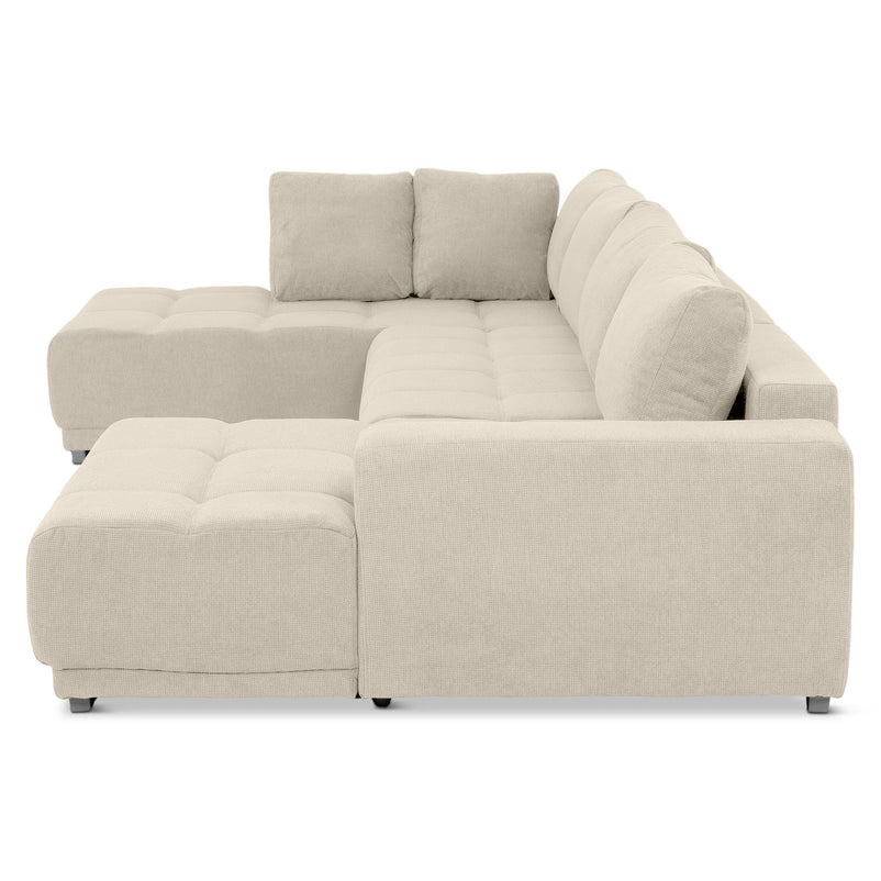 MONZA Ansamblu colț extensibil stânga/dreapta, stofă