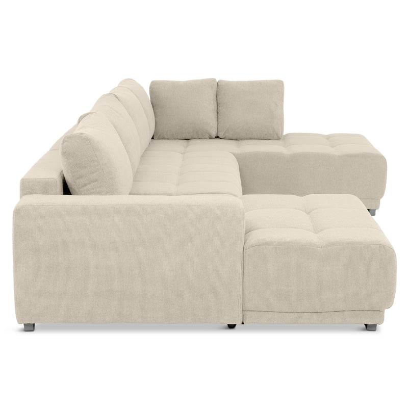 MONZA Ansamblu colț extensibil stânga/dreapta, stofă