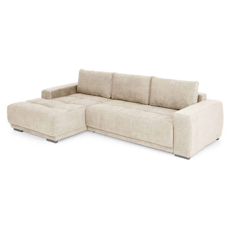 MONZA Canapea extensibilă, 3 locuri, șezlong stânga/dreapta, stofă