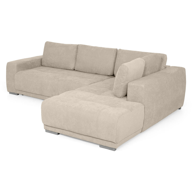 MONZA Colțar extensibil, șezlong stânga/dreapta, stofă