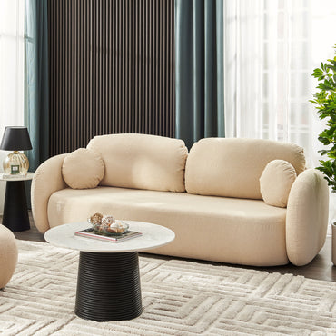 DAMLA Canapea extensibilă, 3 locuri, stofă