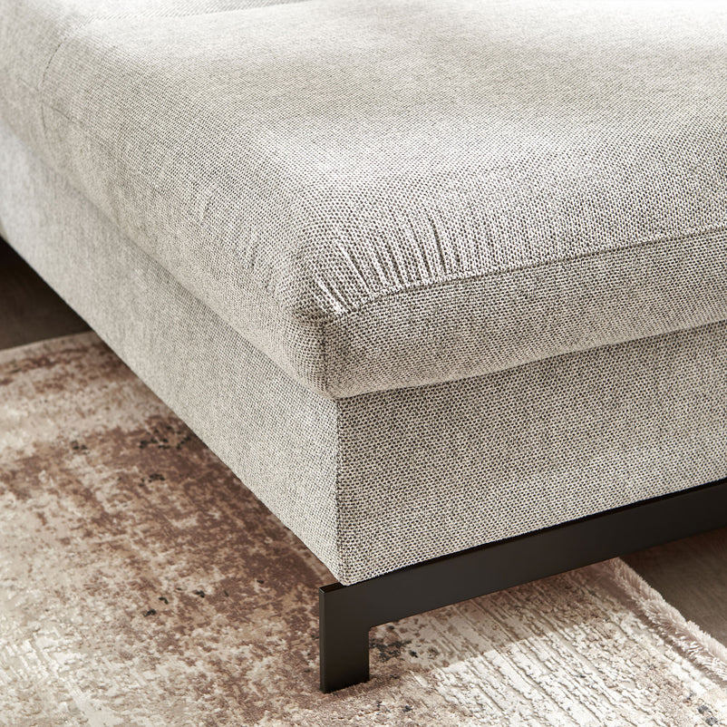 BIRKLEY Colțar extensibil, șezlong stânga/dreapta, spațiu depozitare și mecanism tetiere, stofă