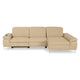 SOUND Colțar șezlong stânga/dreapta, 1 recliner electric și mecanism tetiere, stofă