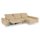 SOUND Colțar șezlong stânga/dreapta, 1 recliner electric și mecanism tetiere, stofă