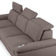 SOUND Colțar șezlong stânga/dreapta, 1 recliner electric și mecanism tetiere, stofă